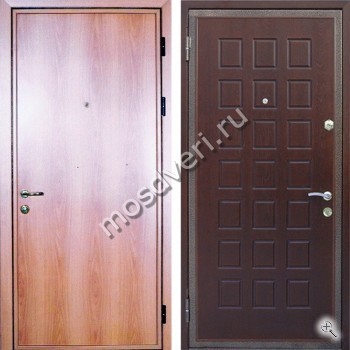 Входная металлическая дверь в квартиру с ламинатом и МДФ - купить от производителя Мосдвери Входная металлическая дверь в квартиру с ламинатом и МДФ